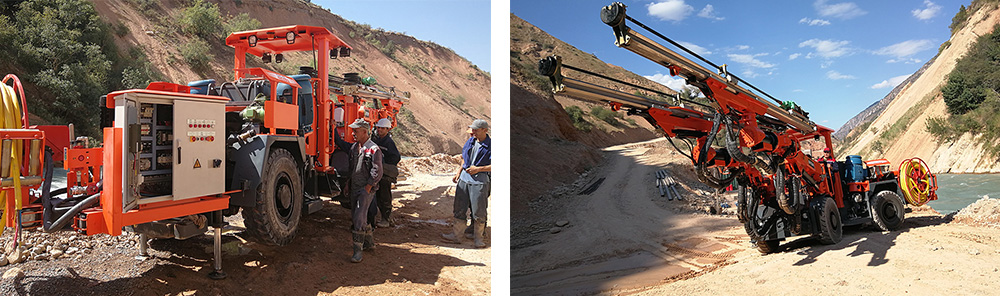 鷹式臂雙臂鑿巖臺(tái)車